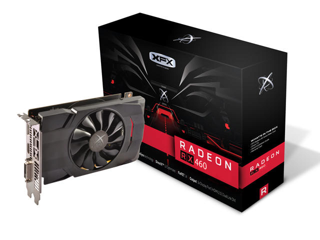 Видео карти XFX Radeon RX 460 4GB Single Fan