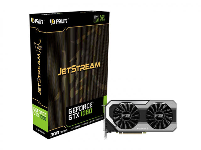 Видео карти Palit GeForce GTX 1060 JetStream 3GB