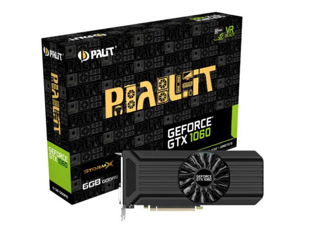 Видео карти Palit GeForce GTX 1060 StormX 6GB