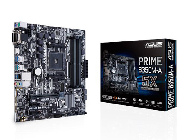 Дънни платки ASUS PRIME B350M-A