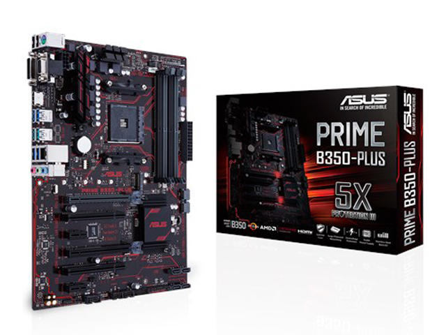 Дънни платки ASUS PRIME B350-PLUS