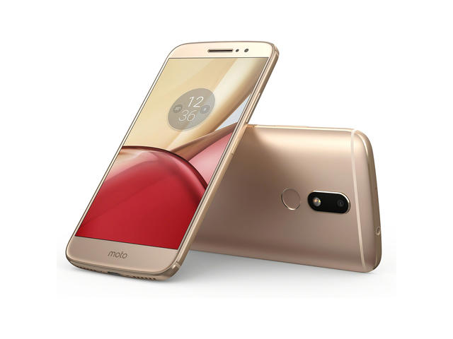 Смартфони Lenovo Moto M 32GB, златист цвят