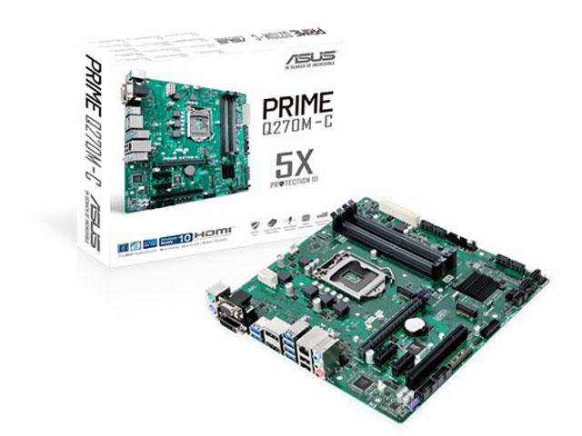 Дънни платки ASUS PRIME Q270M-C