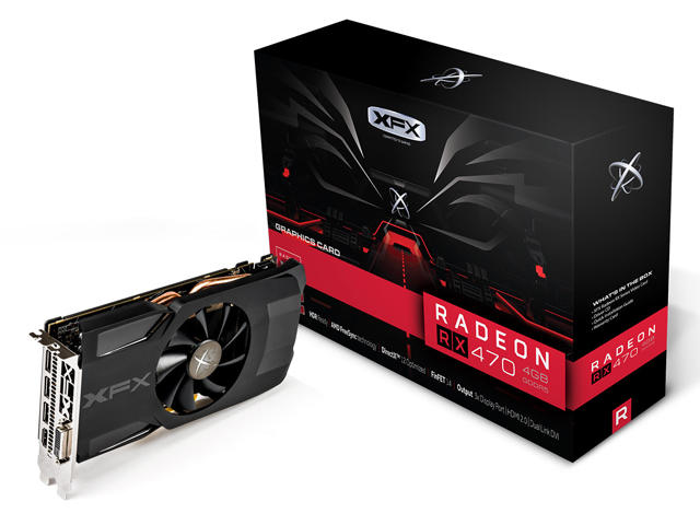 Видео карти XFX Radeon RX 470 4GB Single Fan Triple X