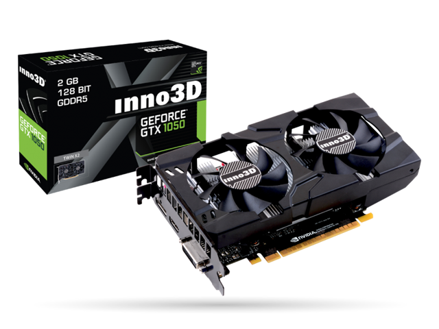 Видео карти Inno3D GeForce GTX 1050 X2