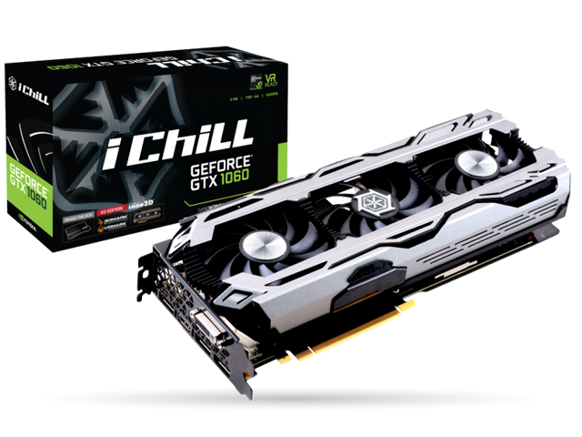Видео карти Inno3D iChill GeForce GTX 1060 3GB X3