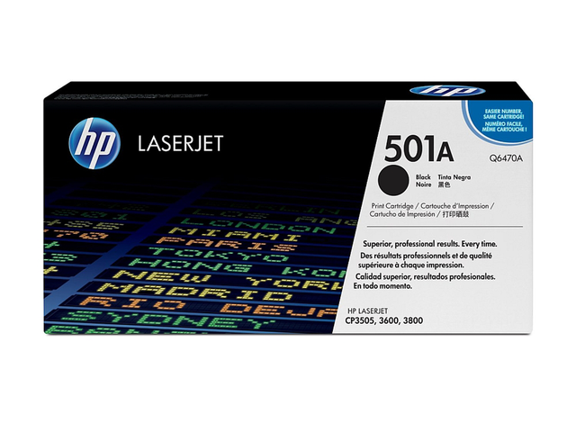 Консумативи Оригинален тонер HP 501A Black LaserJet