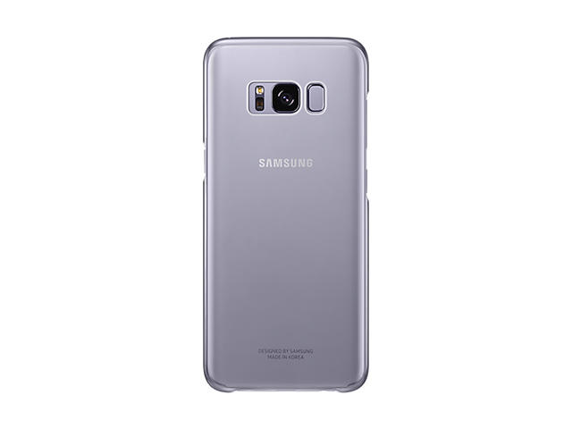 Калъфи Samsung Clear Cover за Samsung Galaxy S8, прозрачен-лилав