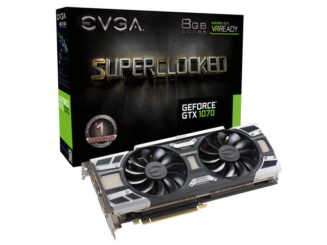 Видео карти EVGA GeForce GTX 1070 SC GAMING 8G