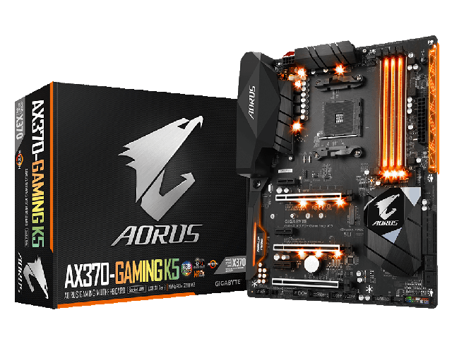 Дънни платки Gigabyte GA-AX370-Gaming K5