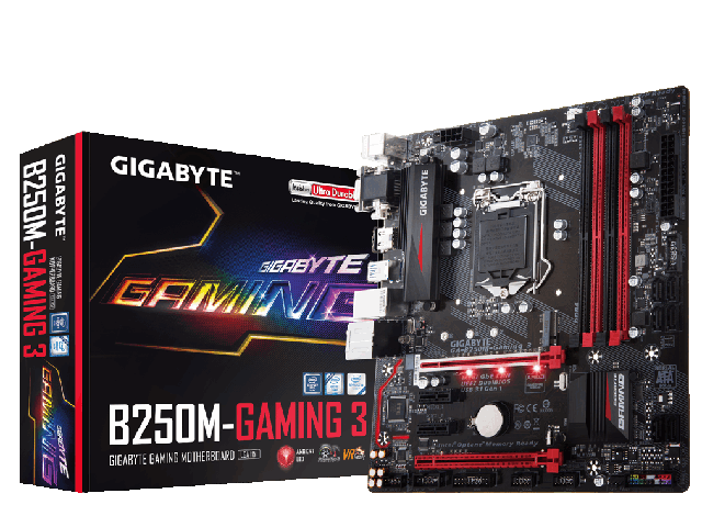 Дънни платки Gigabyte GA-B250M-Gaming 3