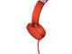 Слушалки Sony MDR-550AP, в червено