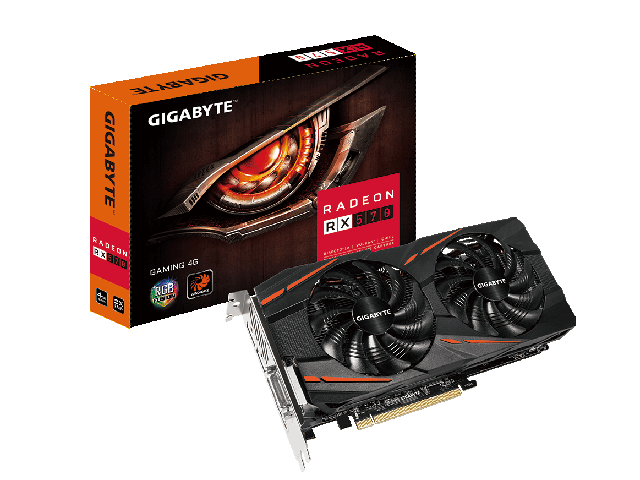 Видео карти Gigabyte Radeon RX 570 Gaming 4G 