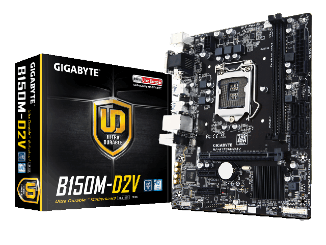 Дънни платки Gigabyte GA-B150M-D2V
