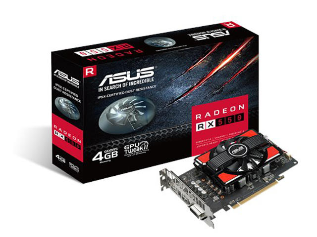 Видео карти Asus Radeon RX550-4G