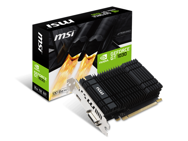 Видео карти MSI GeForce GT 1030 2GH OC