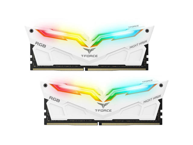 Оперативна памет 16GB (2x8GB) DDR4 3000MHz Team T-Force Night Hawk White