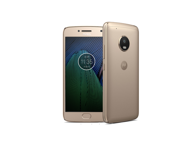 Смартфони Motorola Moto G5 16GB, златист цвят