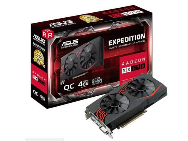 Видео карти ASUS Expedition Radeon RX 570 O4G
