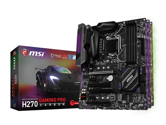 Дънни платки MSI H270 GAMING PRO CARBON