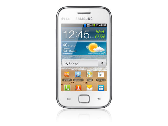 Смартфони Samsung S6802 Galaxy Ace DUOS 3GB, бял цвят