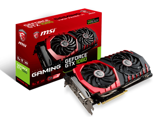 Видео карти MSI GeForce GTX 1080 GAMING 8G