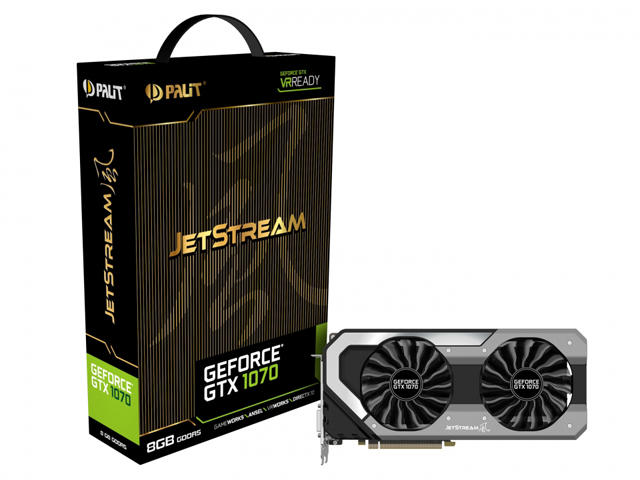 Видео карти Palit GeForce GTX 1070 JetStream