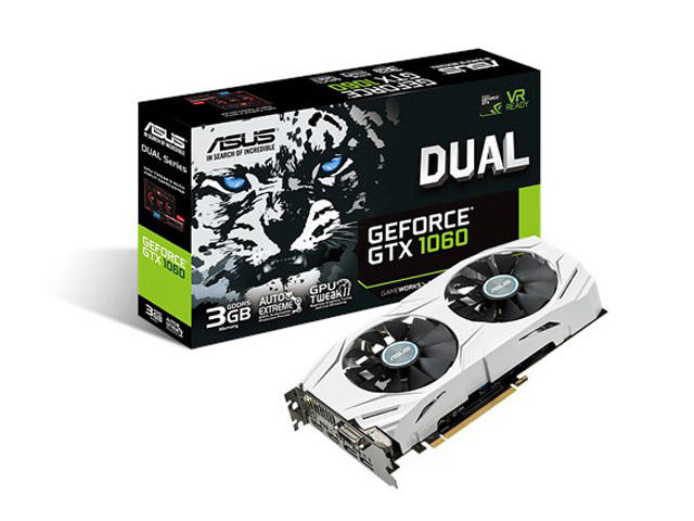 Видео карти ASUS DUAL GeForce GTX1060 3G