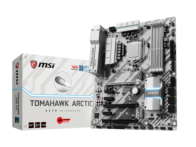 Дънни платки MSI Z270 TOMAHAWK ARCTIC