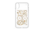 Калъфи Speck iPhone X Presidio Clear + Print - CityBike Metallic Gold Yellow/Clear
