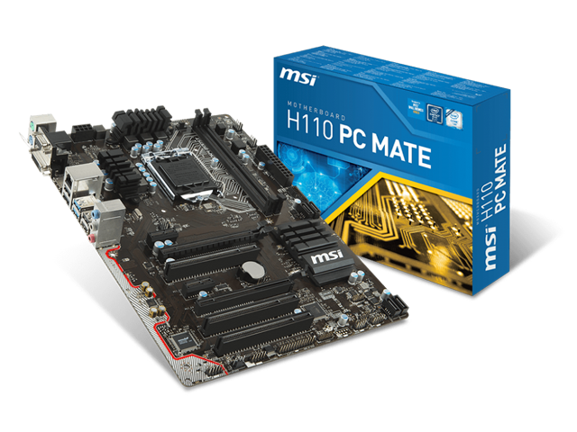 Дънни платки MSI H110 PC MATE