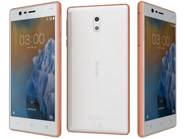 Смартфони Nokia 3 DS, цвят бронз