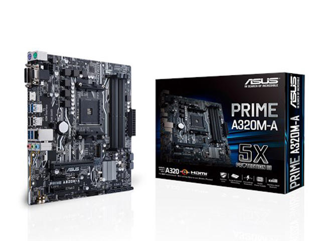 Дънни платки ASUS PRIME A320M-A