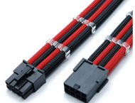 Кабели за компоненти Gelid Cable 8 Pin with Red/Black Sleeving