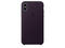 Калъфи Apple iPhone X Leather Case, в лилаво