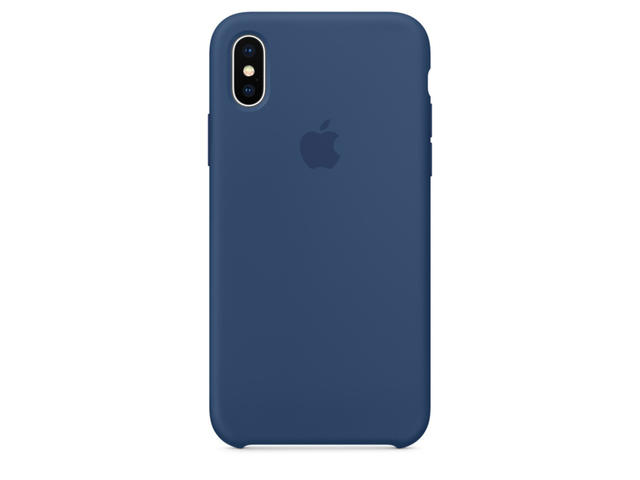 Калъфи Apple iPhone X Silicone Case, в синьо