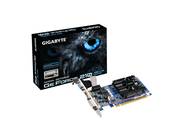 Видео карти GIGABYTE GeForce 210 D3 1GI