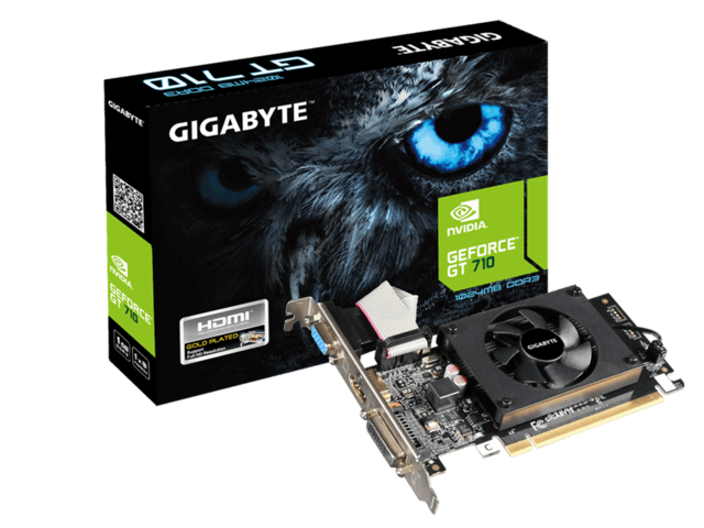 Видео карти GIGABYTE GeForce GT 710 D3-1GL