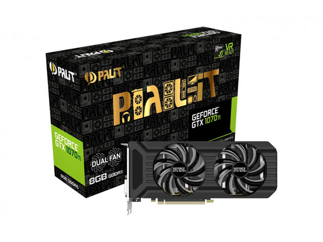 Видео карти Palit GeForce GTX 1070Ti Dual