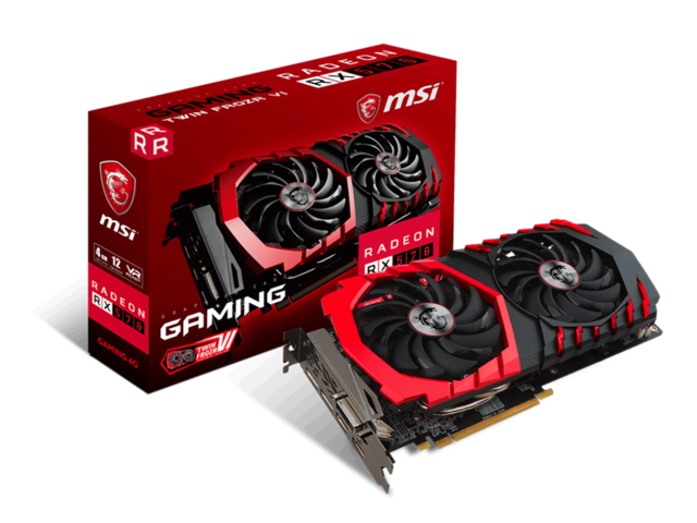 Видео карти MSI Radeon RX 570 GAMING 4G