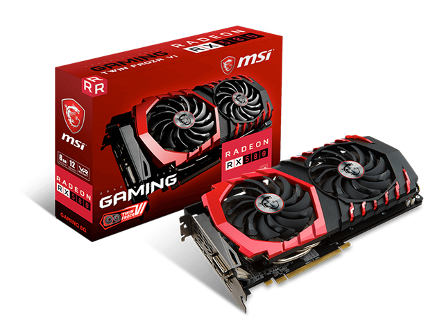 Видео карти MSI Radeon RX 580 GAMING 8G