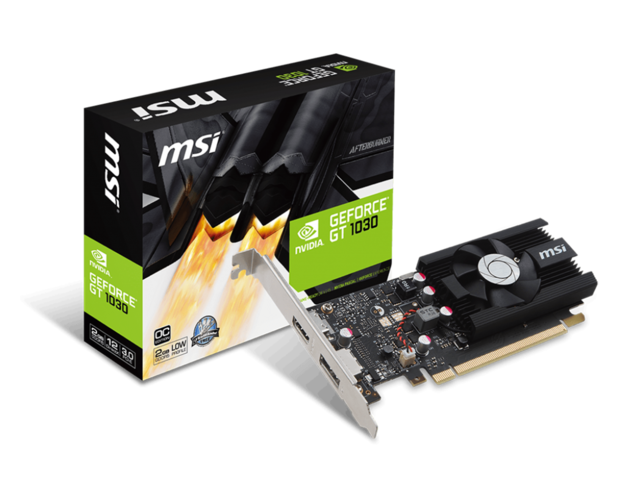 Видео карти MSI GeForce GT 1030 2G LP OC