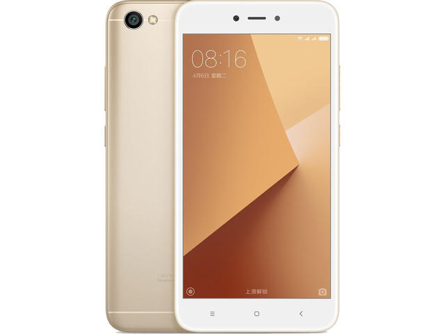 Смартфони Xiaomi Redmi Note 5А 16GB, златист цвят