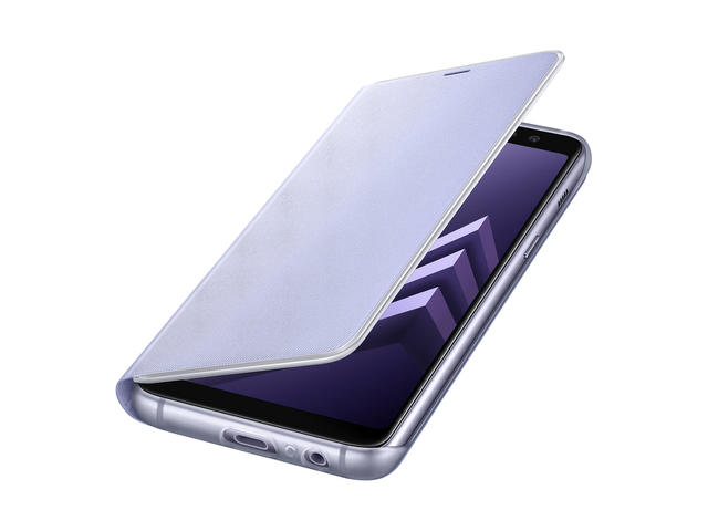 Калъфи Samsung Galaxy A8 (2018) Neon Flip Cover, в сиво