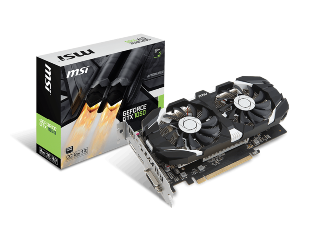 Видео карти MSIGeForce GTX 1050 2GT OCV1