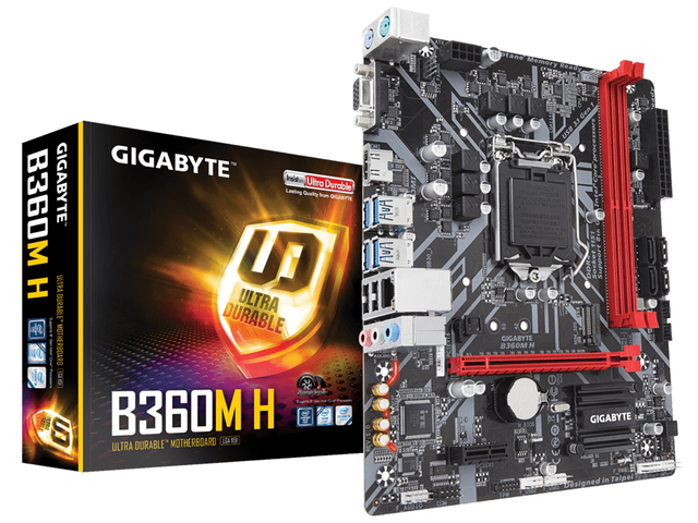 Дънни платки Gigabyte B360M-H