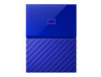 Външни HDD 2TB WD MyPassport Thin USB 3.0, в синьо