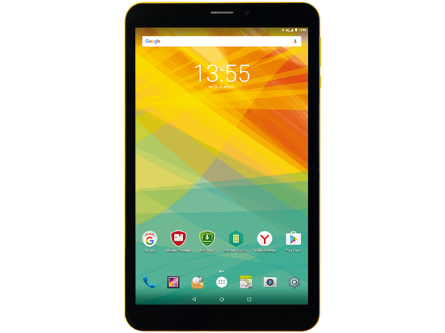Таблети Prestigio WIZE 3418 4G 8GB, жълт цвят