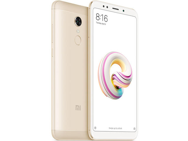 Смартфони Xiaomi Redmi 5 Plus 64GB, златист цвят