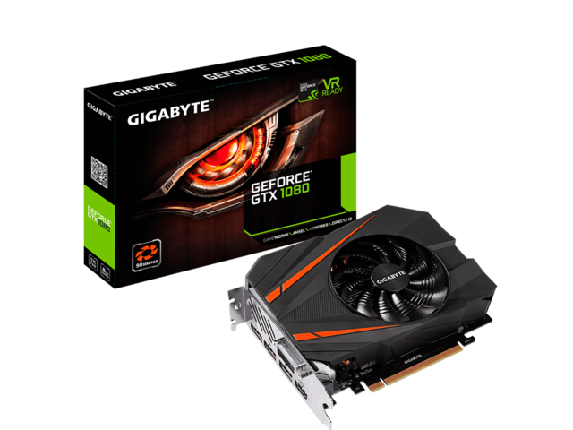 Видео карти Gigabyte GeForce GTX 1080 Mini ITX 8G